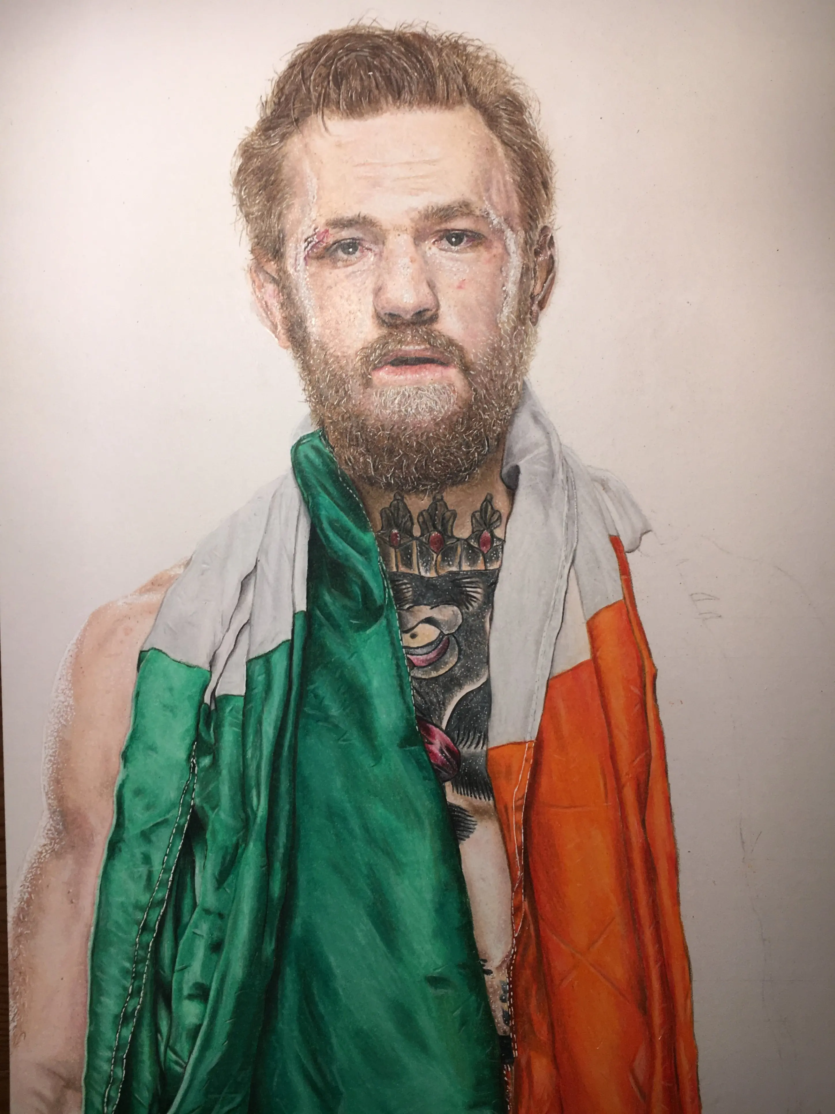 Dibujé a Conor Mcgregor y te lo muestro (video).. Pasá!